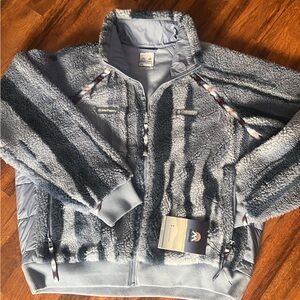 Columbia Blue High Pile Fleece Jacket